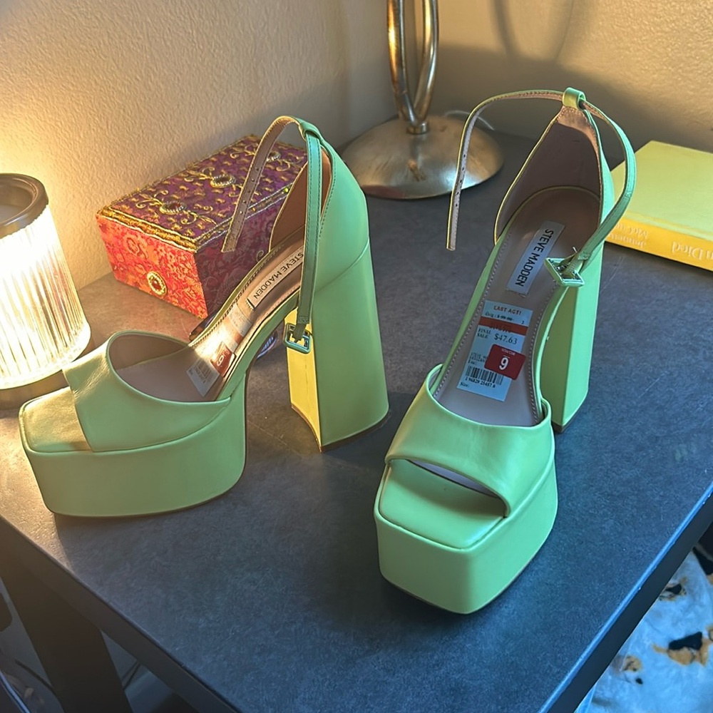 Green heels
